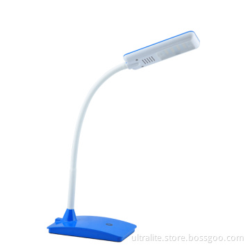 LED Reading Light Desk Table Lamp Time Calendar